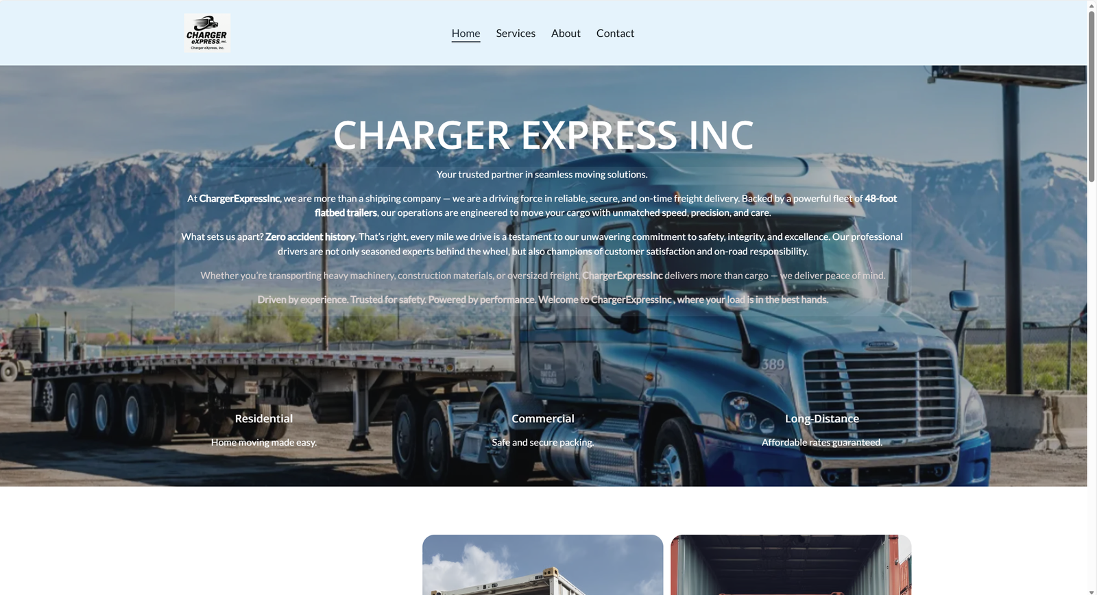 Charger Express Website