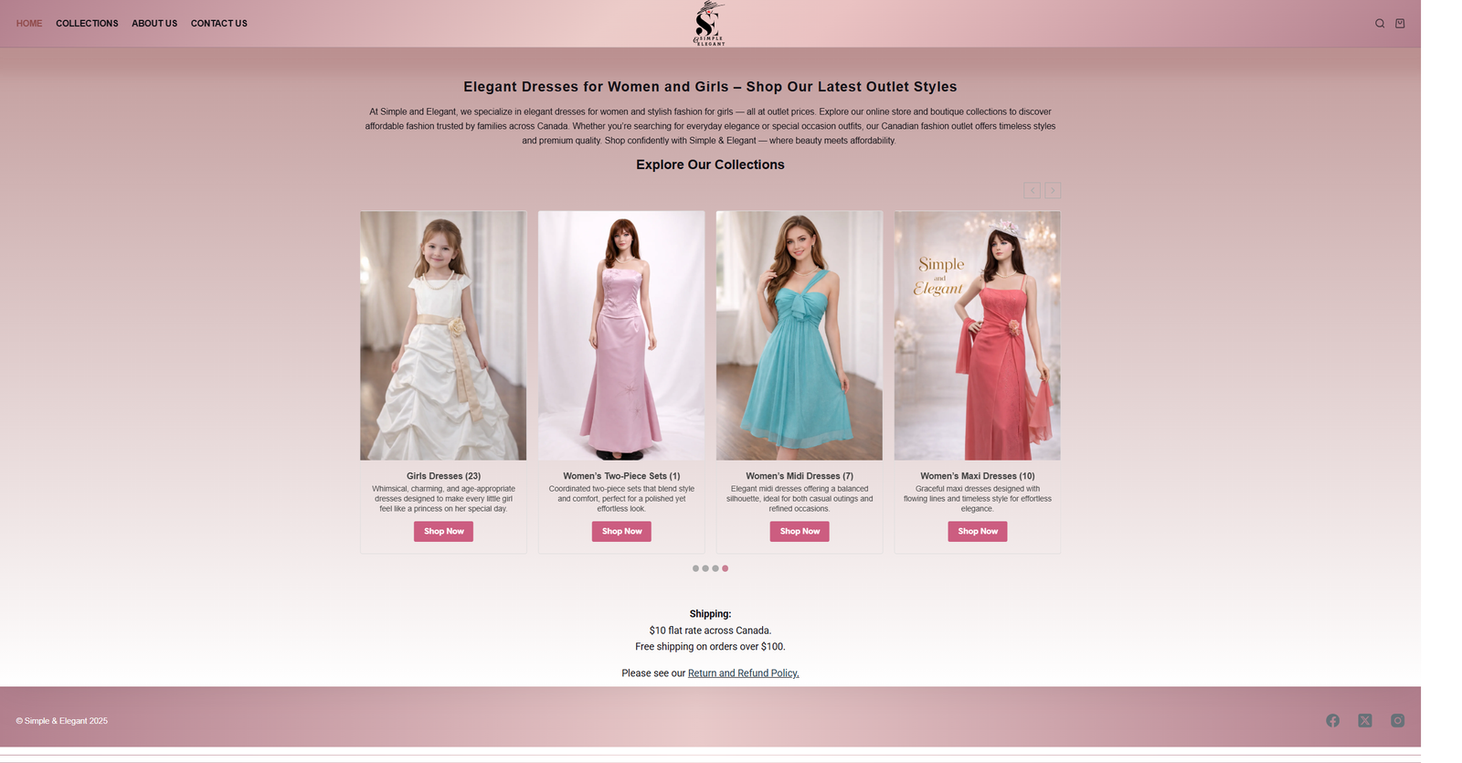 Simple & Elegant Store